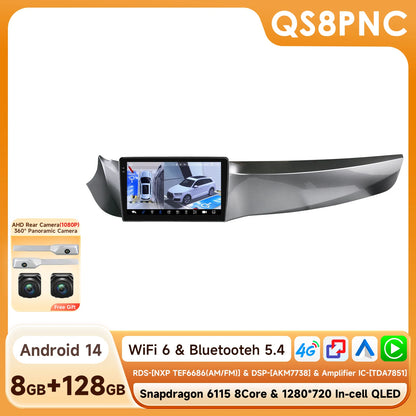 Android 14 Car Radio Player For Alfa Romeo Giulietta 2010 - 2014 Car multimedia Android Auto Carplay 6115 QS Autoradio stereo