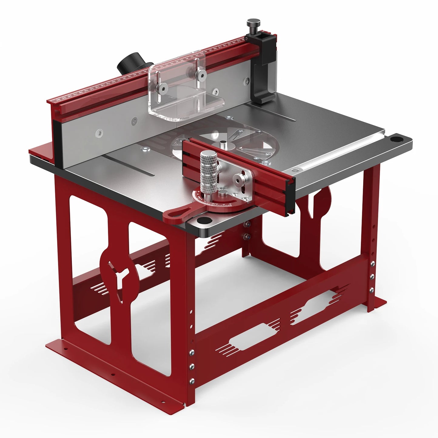 Routertafel – Freestafel – Houtbewerkingsbank – Werkbank – Routerwerkbank – Aluminium Werkblad – Verstelbare Stofkap
