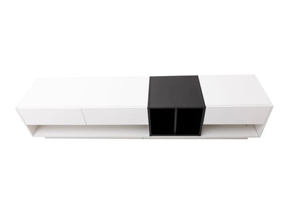 TV-Meubel – Tv-Kast – Meubel Voor Tv – Opbergmeubel – Ruime Lades – Krasbestendig Spaanplaat – Geschikt Voor 50-59 Inch Televisies