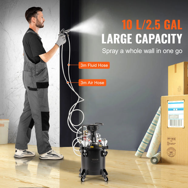 Verftank - Druktank - Verftank Spuitverf Drukpot - 30L Automatic - Spuitverf - Drukspuit - Verfspuiten - Verf - Verfspuiten Electrisch