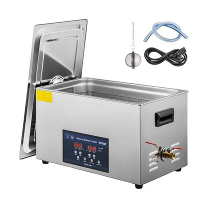 Ultrasoonreinigers - Reinigingsmachine - Ultrasonic Cleaner - Ultrasoon - 6L Tank – Dubbele Frequentie – Digitale Bediening – Draagbaar en Geschikt voor Thuisgebruik