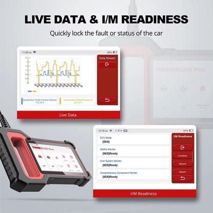 OBD2 Diagnosetool – Auto Scanner – Foutcode Lezer – Diagnose Scanner – ABS Airbag Reset – 5-Inch Touchscreen – USB Type-C