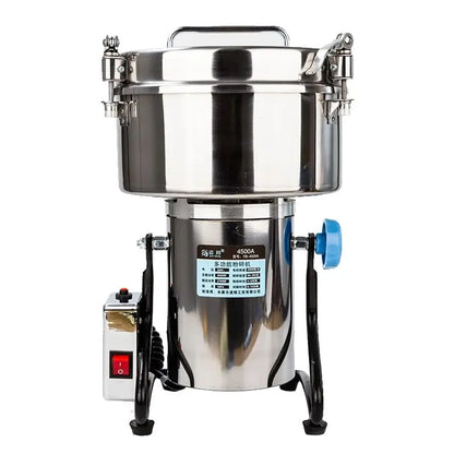 Kruidenmolen - Hakmolen - Specerijenmolen - Koffiemolens - Molen - 4500g - 220V - Swing Type -  Elektrische - Ultra-fijne Grinder voor Kruiden en Droge Ingrediënten - Commerciële Kruidenmaler - Graanmolen