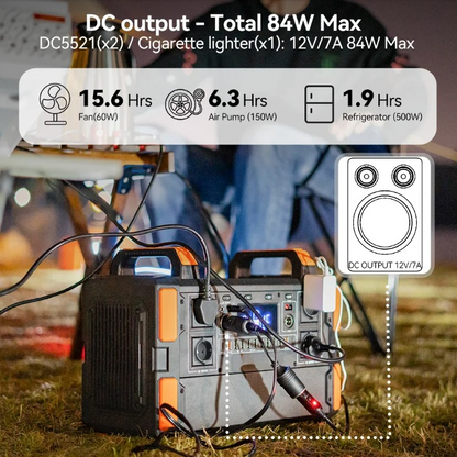 Draagbare Powerstation – Powerbank – Energiecentrale – Mobiele Accu – 1000W Continu Vermogen – 1041.6Wh - 230V - QUORE