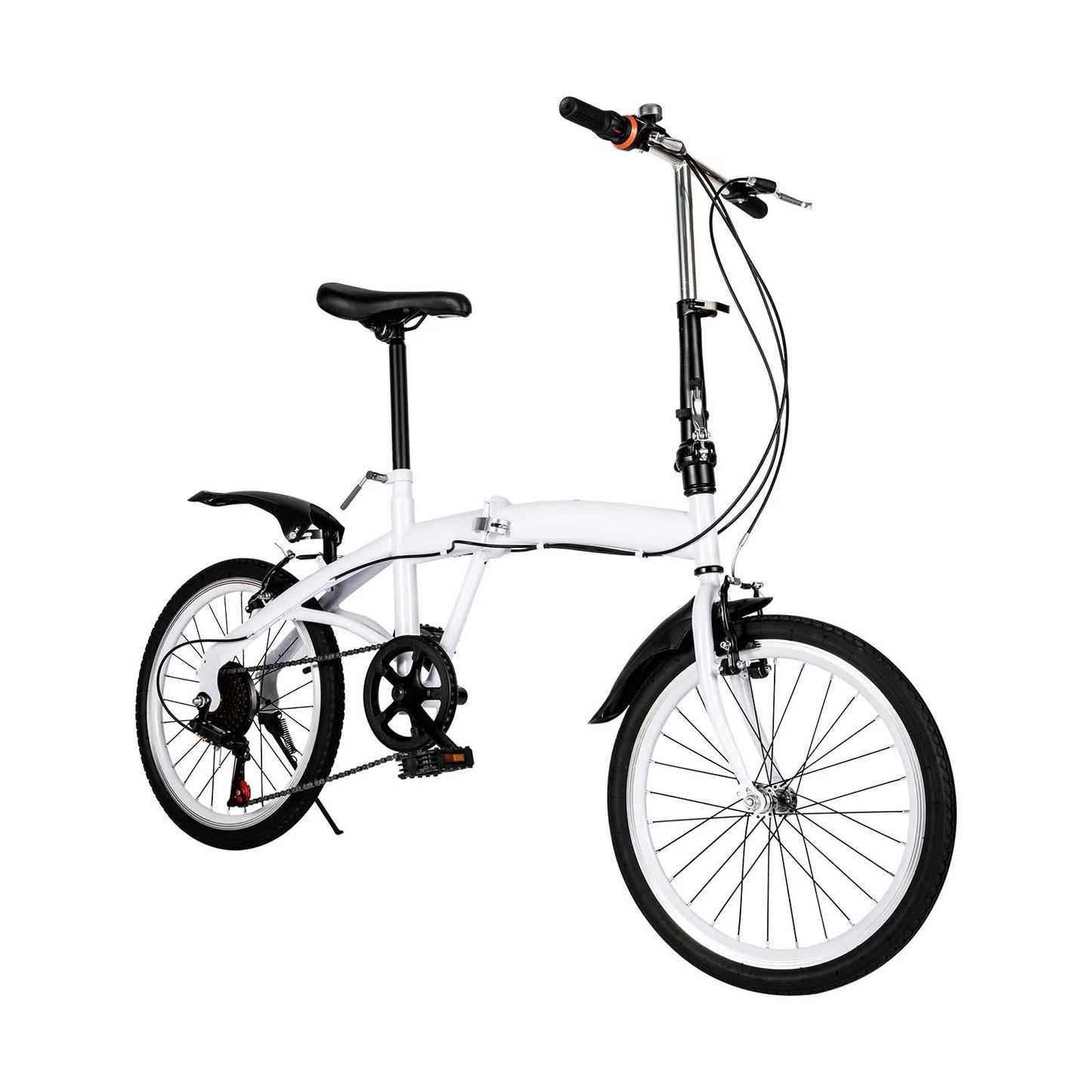 Vouwfiets – Vouwbare Fiets – Compacte Fiets – Stadsfiets – 20 Inch – 6 Versnellingen – Verstelbaar Zadel