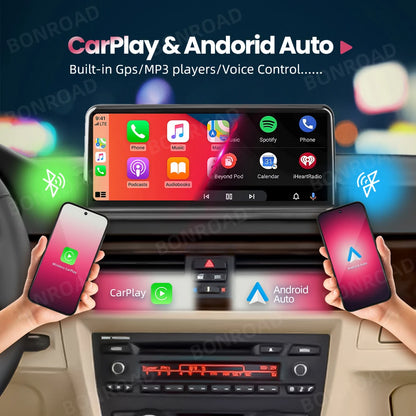 Autoradio – Car Stereo – Multimedia Systeem – Draadloze CarPlay – Android Auto – 10,25 Inch Touchscreen – Ingebouwde GPS & Bluetooth - QUORE