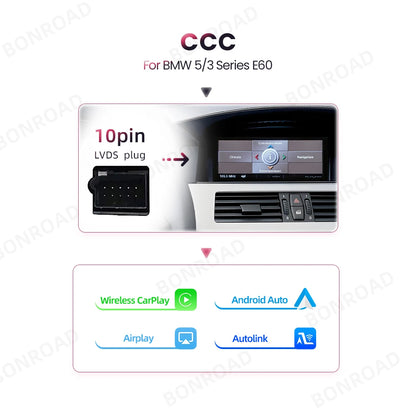 Multimedia Speler BMW – Auto Radio – Navigatiesysteem – Touchscreen Interface – CarPlay Android Auto – 8,8 Inch Scherm – 4 x 45W DSP Geluid - QUORE