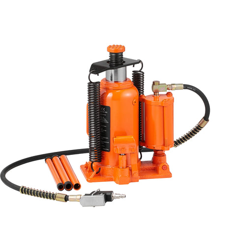 Autokrik - Krik - Garage Krik - Hydraulische Fleskrik - 20 Ton 265-500 mm - met Handmatige Hendel en Luchtpomp - voor Auto Pickup Truck RV Auto Reparatie