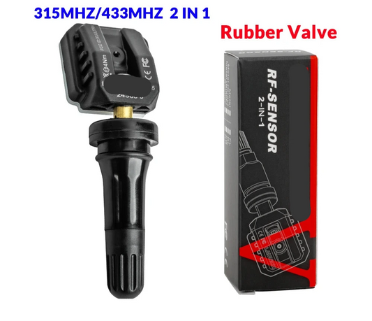 TPMS Sensor – Bandenspanning Sensor – Druksensor – Bandenspanningsmeter – Dual Frequentie 315MHz En 433MHz – Nauwkeurig Tot ±0,1 Bar