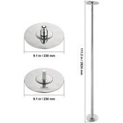 Vevor - Dance Pole - Stripping Pole - Pole Dancing - Dance Bar - 45mm Heavy-Duty - Stainless Steel