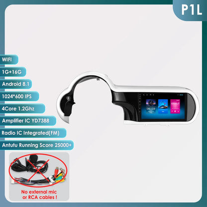 Hizpo Wireless CarPlay Android Auto Car Radio for Renault Twingo Ⅲ 2014-2024 AI Intelligent Systems Multimedia GPS 4G 360°Camera - QUORE