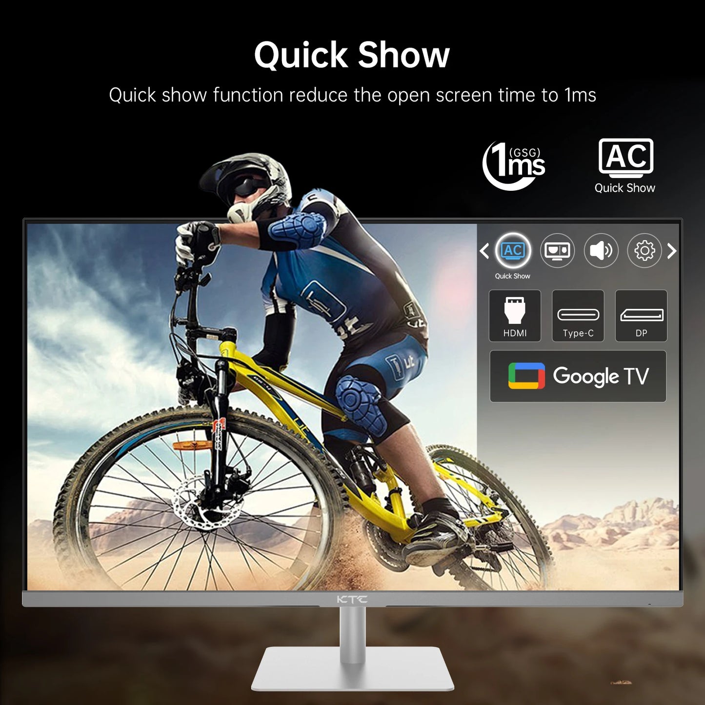 4K Monitor – Ultra HD Scherm – Smart Display – LCD Monitor – VA Paneel – 32 Inch – HDR10 – Ingebouwde Speakers - QUORE