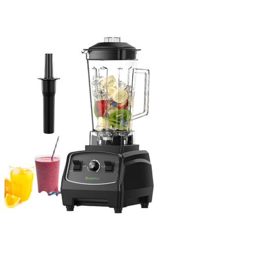 BioloMix - Blenders - blender smoothie - Keukenmachine - 2200W Heavy Duty Commercial Grade Blender - Zwart - QUORE