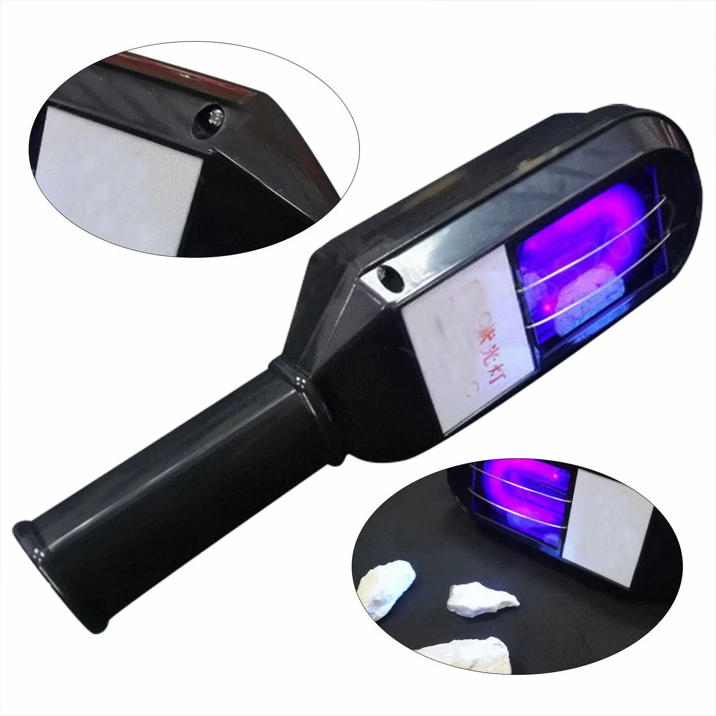 UV-Zoeklamp – UV-Lamp – Fluorescentie Lamp – Mineralen Zoeker – 8 Watt UV-Straling – Draagbaar En Ergonomisch