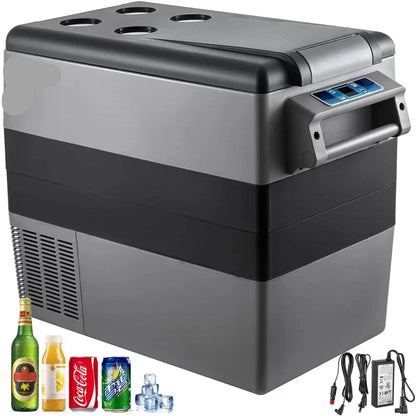 Auto Koelbox - Compressor Koelkast - Koelbox - Compressor Koelbox - Camping Koelkast - met Vriezerfunctie - 22L - 12V/24V & 230V AC - 45dB - -20°C tot +20°C - Voor Camping - Auto - Boot & Buitenactiviteiten