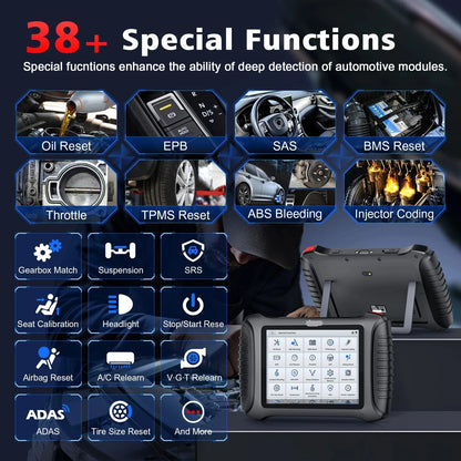 Autodiagnosetool – Auto Scanner – Diagnoseapparaat – Foutcode Lezer – ABS Airbag Motor Controle – 8 Inch Scherm – 3 Jaar Updates