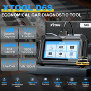 XTOOL D6S- Car Scanner Tool-Diagnosis Scanner- All System Automotive Scanner for All Car 30+ Services Lifetime Free Update Built-in CANFD FCA
