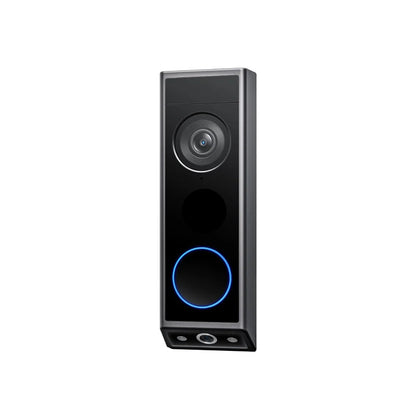 Videodeurbel – Video Deurbel – Slimme Deurbel – Deurbewaking – Beveiligingsdeurbel – 2K Full HD Dual Camera – Kleurennachtzicht & Bewegingslampen