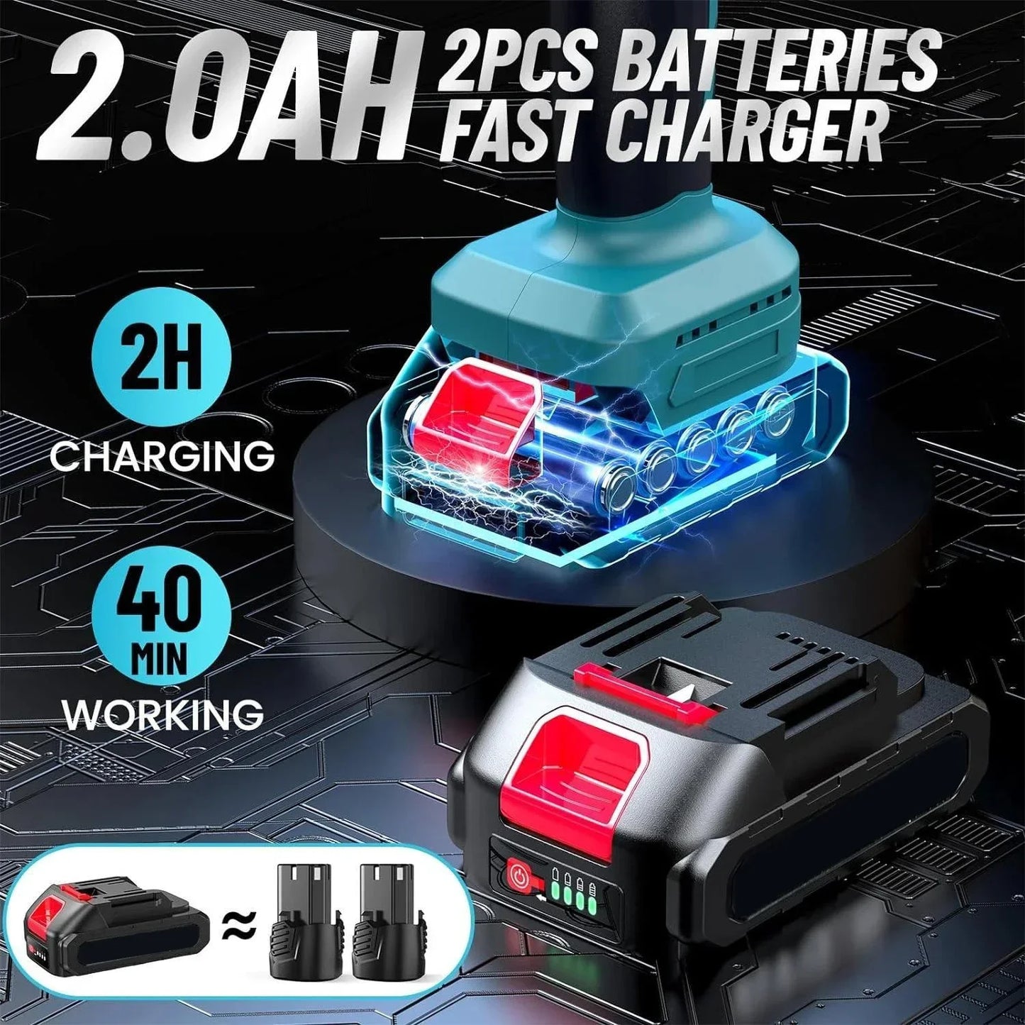 Cordless Car Polisher For Makita Battery Wireless Car Polishing Machine 6 Gears Electric Polish Machines Adjustment Power Tools
