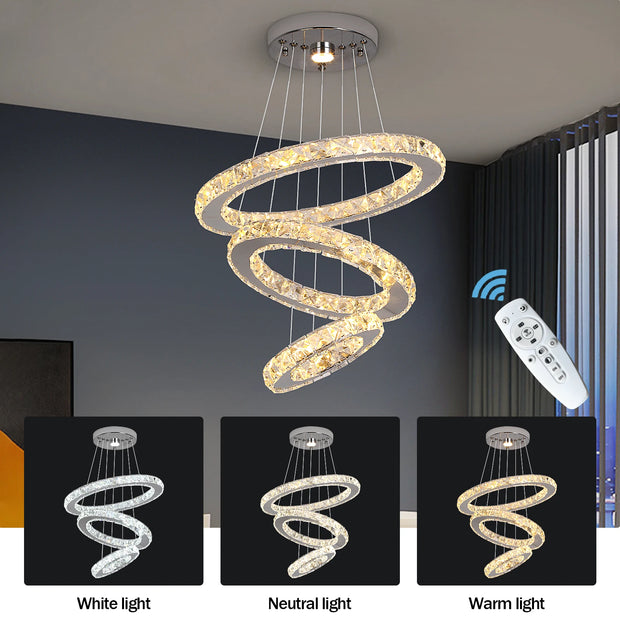 Hanglampen - Hanglampen Eetkamer - Hanglampen Woonkamer - Eglo Hanglampen - Lampen met Afstandsbediening - Slimme Hanglamp - D30x50CM - Hanglampen Eetkamer - Hanglampen Woonkamer - Eglo Hanglampen - Verlichtingsarmaturen