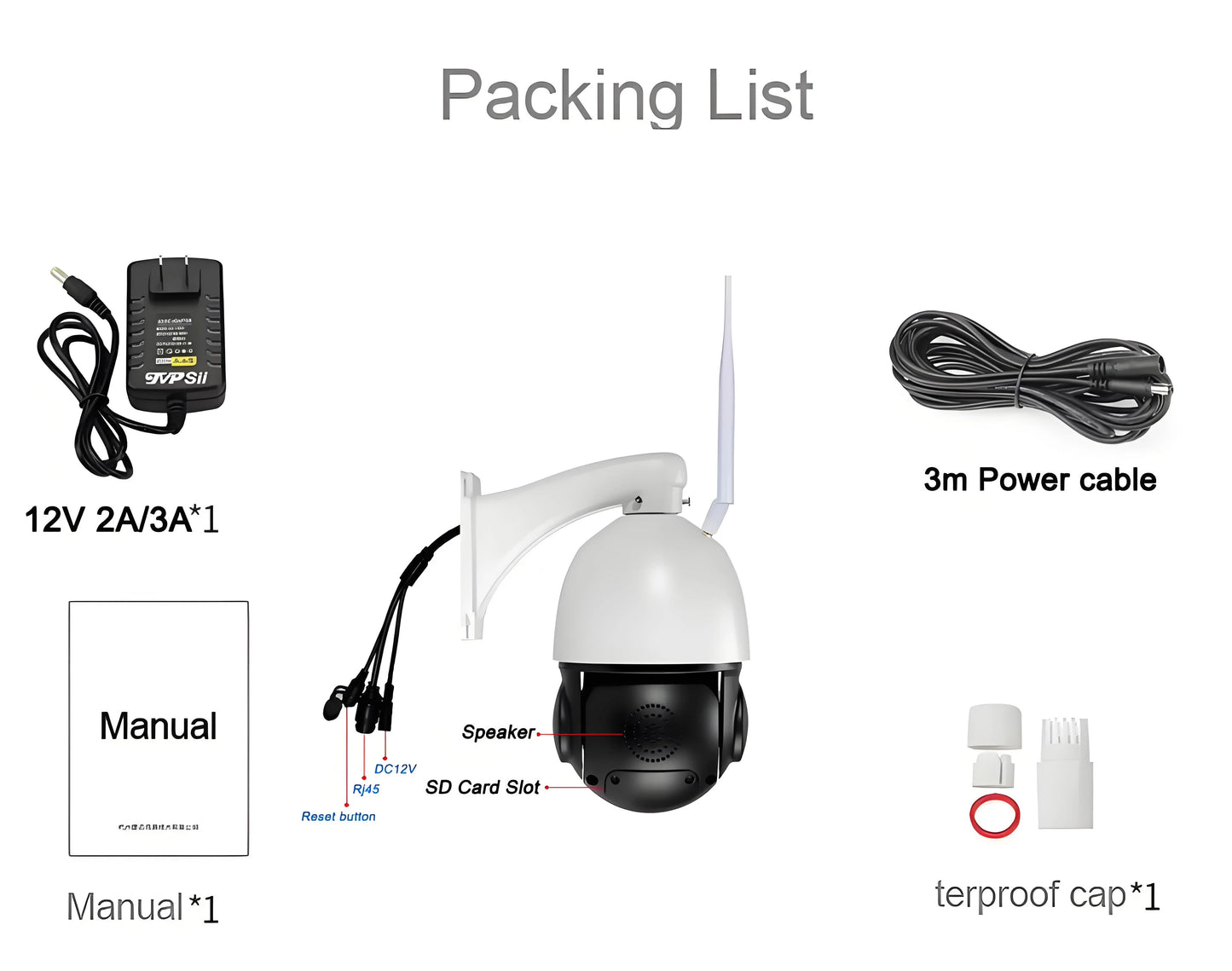 Beveiligingscamera Recorder – DVR Recorder – CCTV Recorder – Videorecorder – Camerabewaking – 8-Kanaals 4K 8MP – H.265+ Videocompressie – Deep Learning Bewegingsdetectie - QUORE