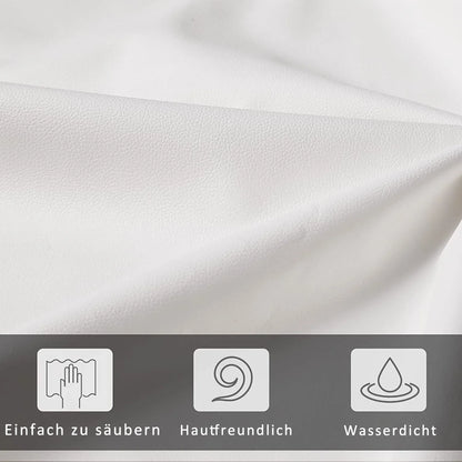 Led Bed – Tweepersoonsbed – Opbergbed – Gestoffeerd Bed – Sfeerverlichting – Hydraulisch Hefmechanisme – Hoog Draagvermogen - 140 x 200 cm