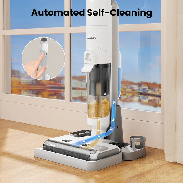 Cordless Stick Vacuum Cleaner - Stick Vacuum Cleaner - Vacuum Cleaner - Cordless Stick Vacuum Cleaner - Powerful Suction - Self-cleaning - LED display - 3 cleaning modes - 79 dB - 2600 mAh
