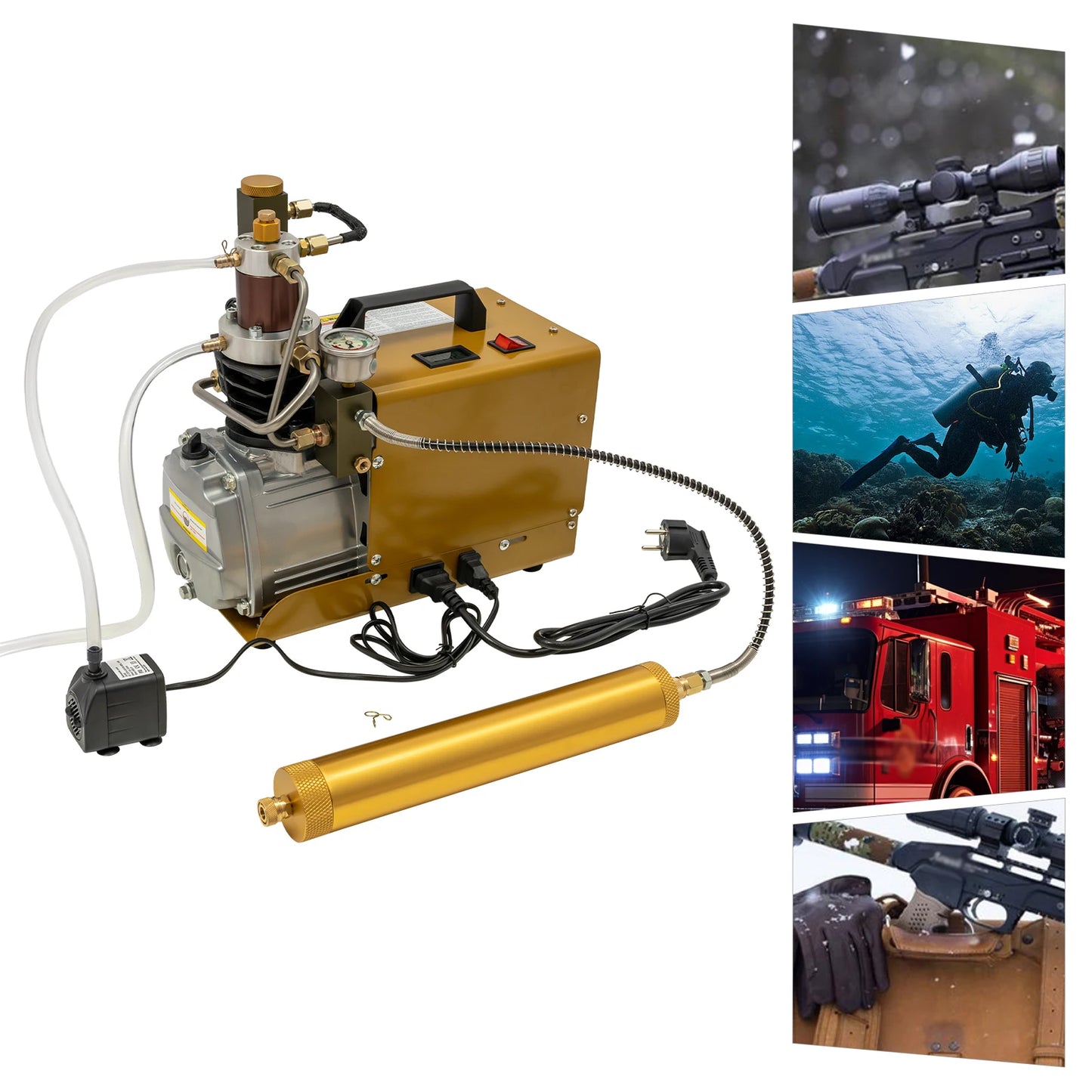 Hogedruk Luchtcompressor – Luchtpomp – Compressor – Elektrische Pomp – Pneumatische Compressor – 1,8 kW Motor – Explosiebeveiliging