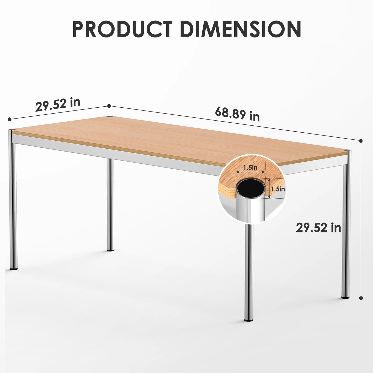 Living Room Furniture Home Coffee Table Wood Color Panel Desk Glass Table Modern Simple Dining Table For Bedroom Side Desk Table