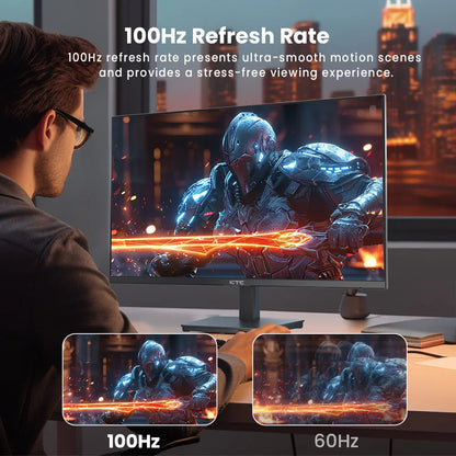 Gaming Monitor – Computerscherm – Beeldscherm – Monitor Display – 27 Inch – QHD 2560x1440 Resolutie – 100Hz Verversingssnelheid – HDR10 & 1ms Reactietijd - QUORE