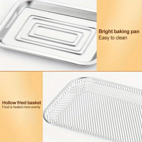 Digital Airfryer - PFAS free - Large 15 Liter - Hot air fryer - Black - Digital screen - 6 Presets - Including height-adjustable Grill rack - Deep fryer without oil - 1400W - 220V