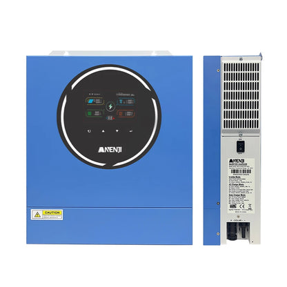 Zonnelader – Zonne-energieomvormer – Solar Inverter – Hybride Omvormer – Zonnepaneel Controller – MPPT 100A – Pure Sinusgolf Uitgang – Ingebouwde WiFi – Werkt Zonder Accu