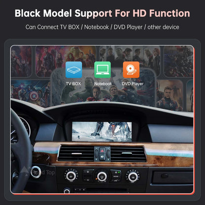 CarPlay Adapter – Draadloze CarPlay Dongle – Android Auto Interface – Mirrorlink Module – Auto Multimedia Upgrade – Plug & Play – Originele Stekkercompatibiliteit