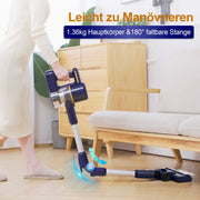 Cordless Stick Vacuum Cleaner - Stick Vacuum Cleaner - Vacuum Cleaner - Cordless Stick Vacuum Cleaner - Powerful Suction - 6 in 1 - 20Kpa - Lightweight - 200W - Cyclone Type