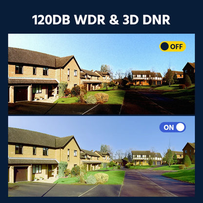 16-kanaals Beveiligingsset – IP Camera Systeem – CCTV Camera Set – Surveillance Kit – Bewakingscamera Set – 8x 8MP Dual-Lens Camera’s – 180° Panoramisch Breedbeeld