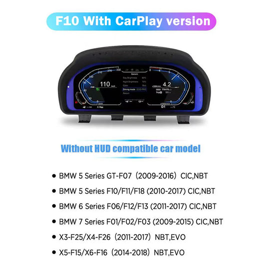 Digitaal Dashboard – Instrumentenpaneel – Virtual Cockpit – LCD Display – Snelheidsmeter – 12,3 Inch Scherm – Plug & Play Installatie