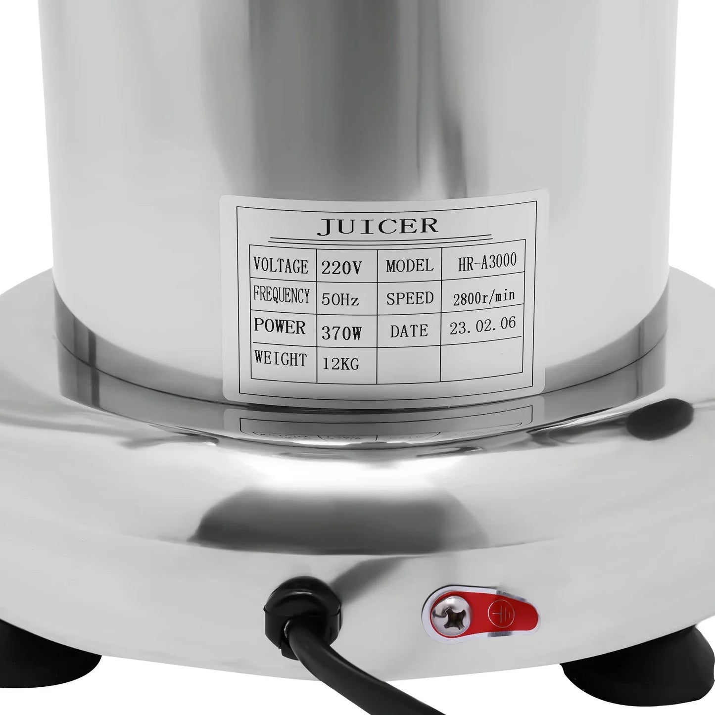Sapcentrifuge – Juicer – Sapmaker – Vers Sap – RVS Filter – Koperen Motor – 2800 RPM