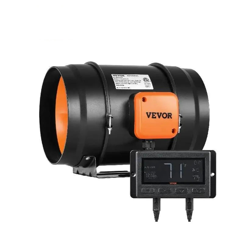 VEVOR Buisventilator - Pijpventilator - Extractoringstrein - Design - Badkamer - Afzuiging voor Badkamer - QUORE