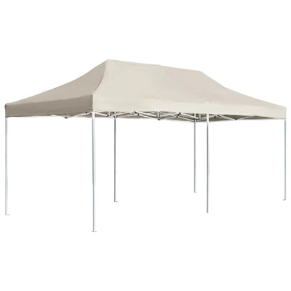 Tuinpaviljoen – Opvouwbare Tent – Paviljoen – Partytent – Buiten Tent – Aluminium Frame – 3 x 6 Meter – Oxford Stof Met PVC-Coating - Beige