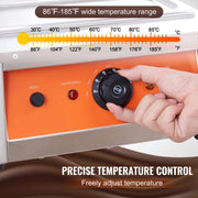 Chocolate - Chocolate Fondue - Chocolate Fountain - Chocolate Melter Electric - Chocolate Melter - Melting Pot - 800W Stainless Steel - For Melting and Heating Chocolate/Milk/Cream