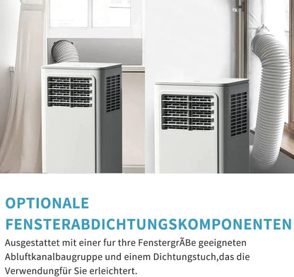 Mobiele Airconditioner – Mobiele Airco – Verkoeler – Ontvochtiger – Ventilator – 54 m³ – 3-in-1 Functie