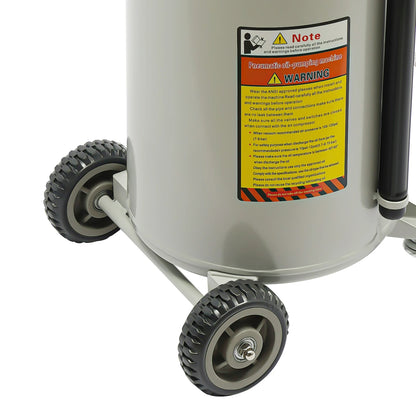 Afvalolie Opvangtank – Olie Afvoersysteem – Olieopvang – Olie Aftapstation – Olieopvangbak – 72 Liter Capaciteit – Verstelbare 360° Trechter Met Veiligheidsklep