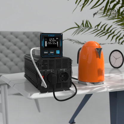 Omvormer – Stroomomzetter – Spanning Omzetter – Power Inverter – 3000W Continu Vermogen – Beveiliging Tegen Overbelasting