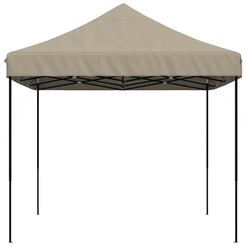 Opvouwbare Partytent – Tuinpaviljoen – Partytent – Tuientent – Feesttent – Kampeertent – Beschuttende Tent – 410x279x315 Cm – Waterdicht Oxford Polyester – Stalen Frame - Bruin