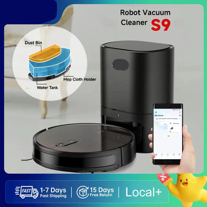 Robotstofzuiger – Robotstofzuiger Met Zelfreiniging – Dweilrobot – Automatische Stofzuiger – Slimme Schoonmaakrobot – Krachtige Zuigkracht 3500Pa – App En Spraakbediening