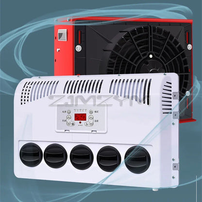 Airconditioningunit – Parkeerluchtkoeler – Vrachtwagenairco – Truck Airconditioning – 12/24V Airco – Krachtige Koeling 2400W – Intelligent Energiebesparend Systeem