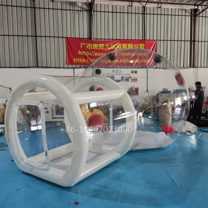 Opblaasbare Bubble Tent – Buitentent – Transparante Tent – Kampeertent – Tuinfeest Tent – 3 Meter Diameter – Waterbestendig PVC