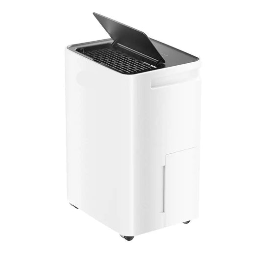 Luchtontvochtiger - Luchtreiniger - Dehumidifier - Draagbare - 35dB - Smart Touch Panel - 3.2L Waterreservoir - Automatische Uitschakeling - voor Thuis - en Kantoorgebruik - Wit