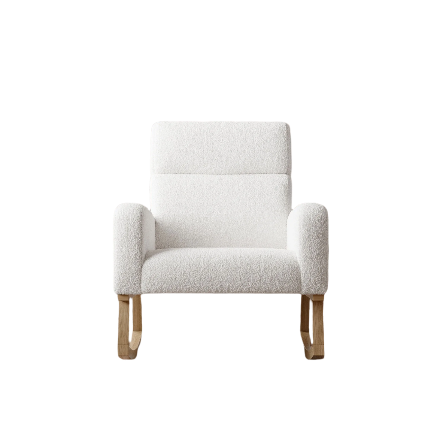 Schommelstoel – Relaxstoel – Lounge – Fauteuil – Leesstoel – Comfortabele Stofbekleding – Stevige Armleuningen