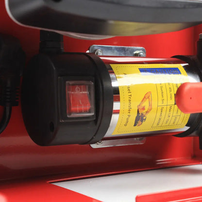 Elektrische Pomp - Brandstofpomp elektrisch - Tankpistool - Dieselpomp - Brandstofpompen - 230V - 550W - 60L/Min - Diesel Elektrische Pomp - Zelfaanzuigende Brandstofpomp met Hoge Vermogen en Tankpistool - QUORE